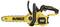 Yellow and black electric chainsaw with 30 cm bar by 'DeWalt', suitable for home and garden tasks.