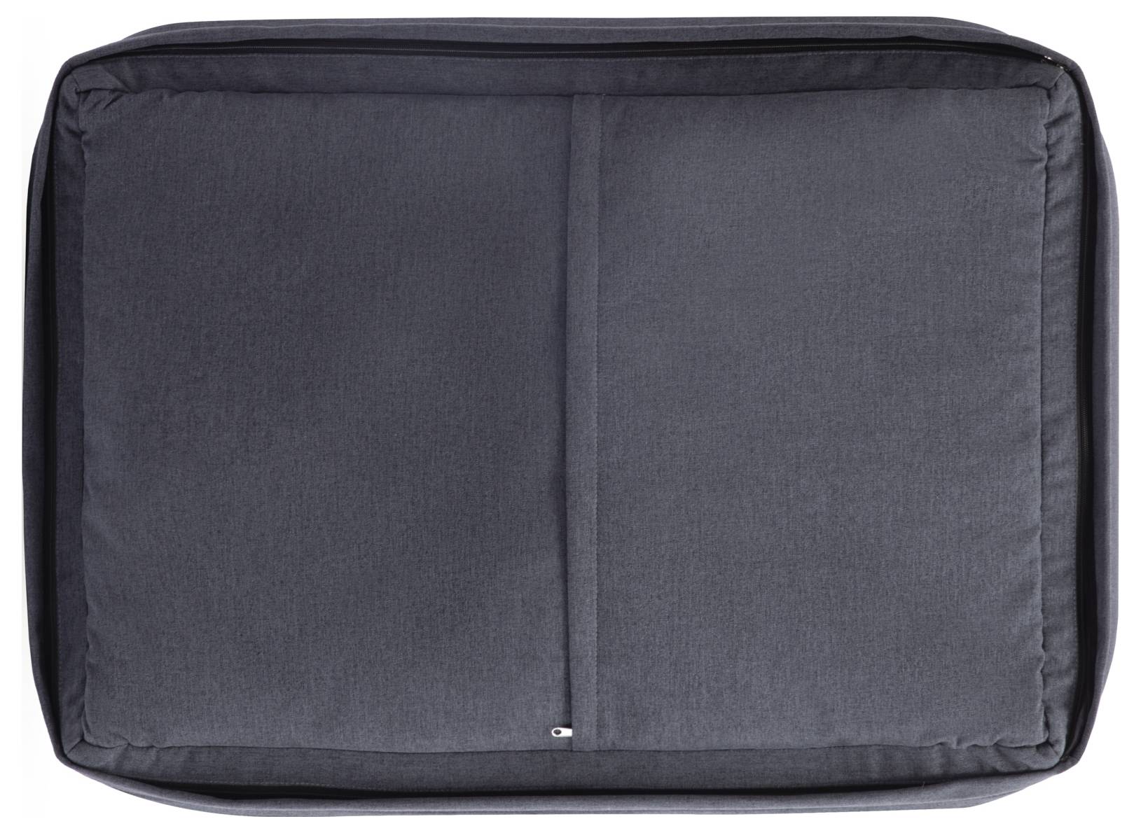 A rectangular, dark grey protective cover, presumably for a technical device, shown from above.