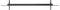 A long, black soundbar with two upright, vertical antennae on each end, designed for mounting below a television or display.
