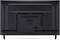 Back view of a large flat-screen TV, showing ports and mounting areas.