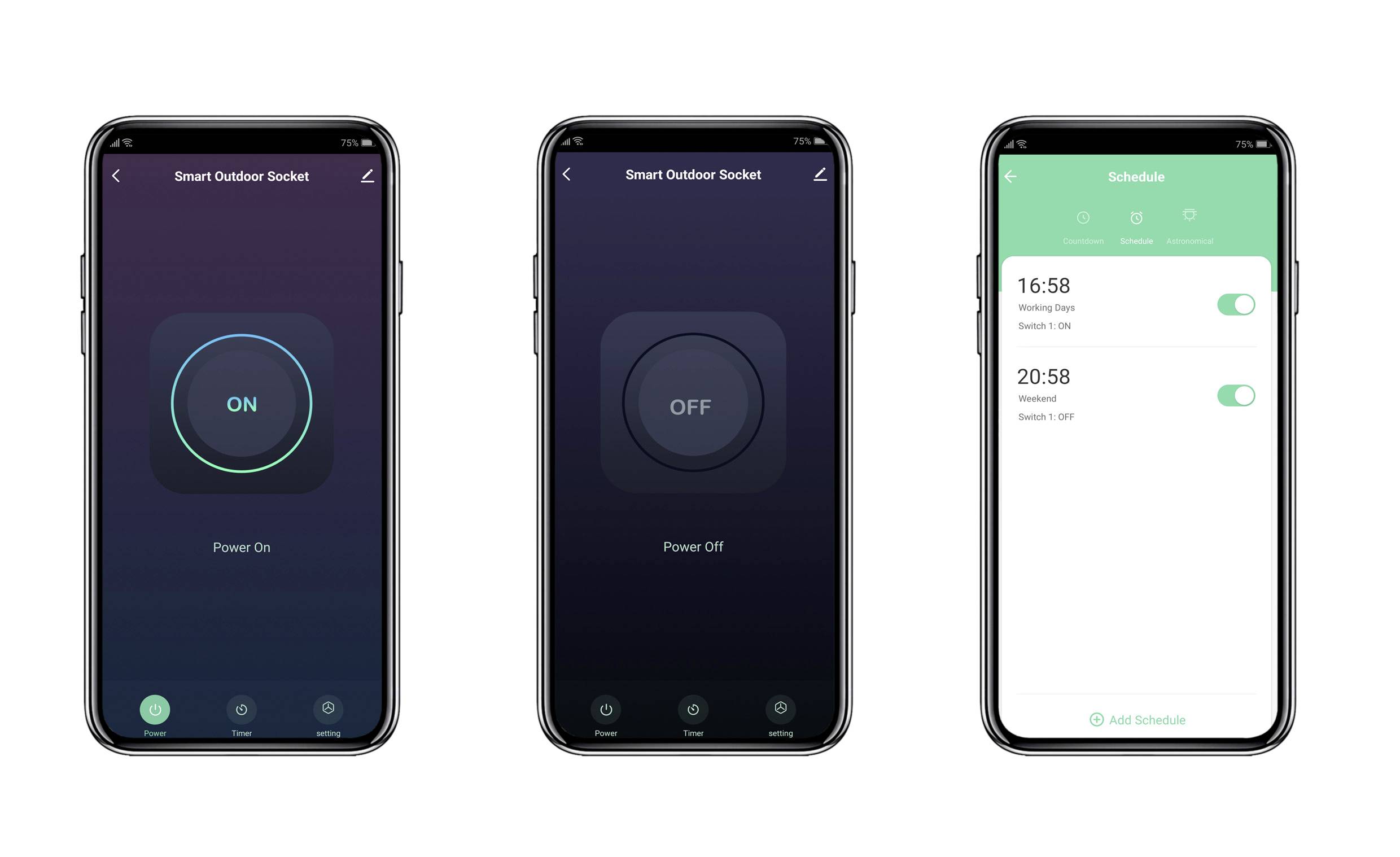 Sygonix RS-101 SY-6805682 Wi-Fi Socket Outdoors 2300 W-6