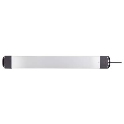 Sygonix SY-6807134 Surge protection power strip 8x Black, Silver PG connector 1 pc(s)-3
