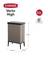 'Curver Verto High Waste Bin, 54L Capacity, H68.7cm x W43.5cm x D26.5cm, Contains at least 70% Recycled Plastic.'