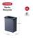 'Curver Verto Recycle' - Grey Waste Bin, Capacity 54L, Dimensions: H 54.7 cm, W 43.5 cm, D 26.5 cm, made from at least 70% recycled plastic.