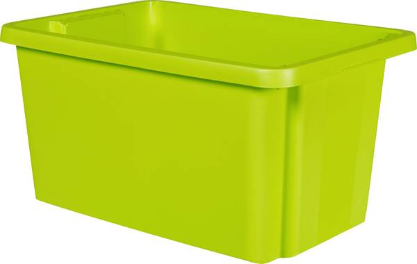 Curver 225410 Stachable tray ESSENTIALS Drehstapelbox 45L, grün Stackable Green 1 pc(s)