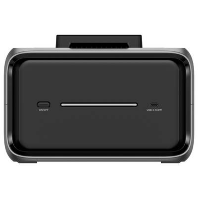 A rectangular device with an ON/OFF button and a USB-C 140W port at the front.