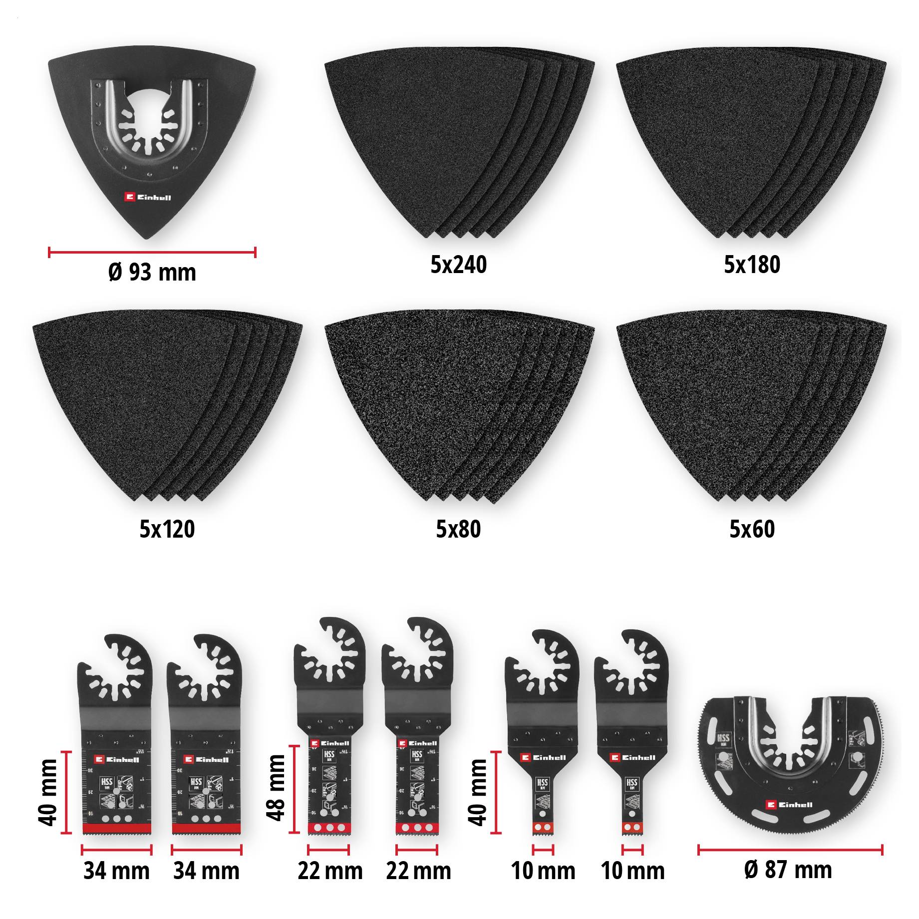 'Three illustrations showing the attachment of accessories to machines. Caption: Attach accessories correctly according to machine type for proper function.'