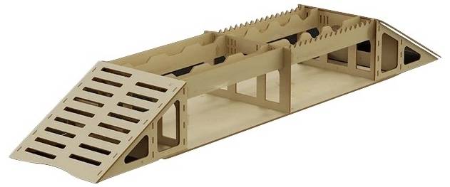 Absima 2320202 Road obstacle Plank Bridge (L x W x H) 885 x 180 x 110 mm 1 pc(s)