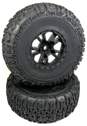 Absima 1:10 Monster truck, Truggy, Buggy Complete wheels Offroad Black 1 pc(s)