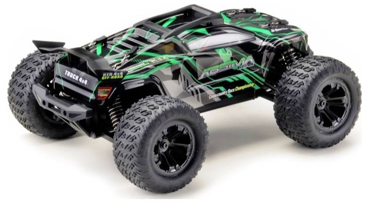 Absima Mini AT Green, Grey Brushed 1:16 RC model car Electric Truggy 4WD RtR 2,4 GHz-2