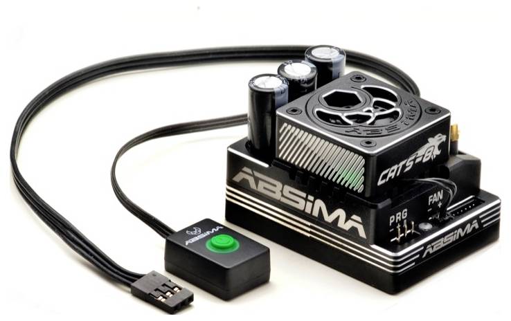 Absima Premium ESC CATS-8 Model car brushless speed control Load (Amp max.): 1080 A