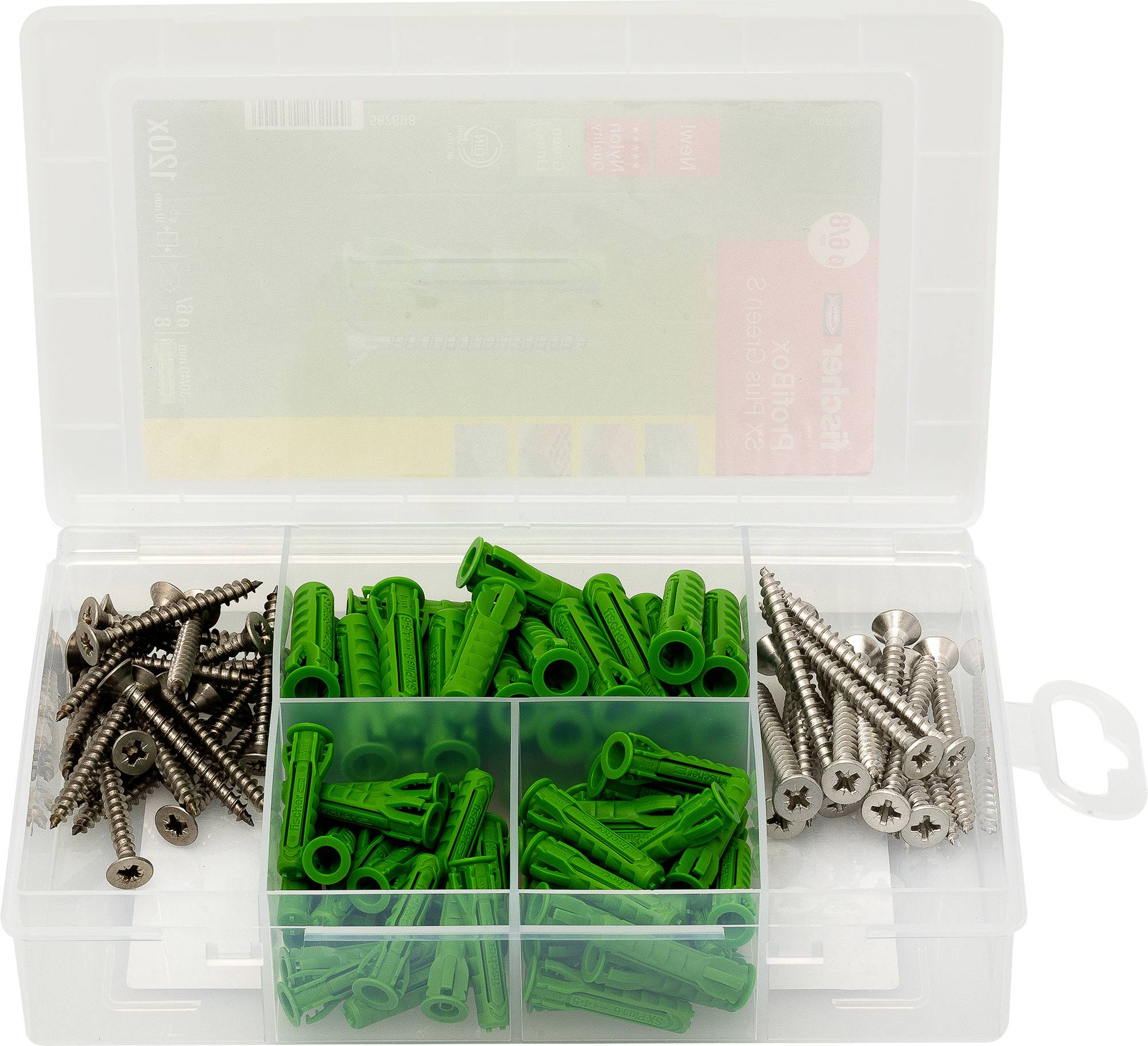 Fischer 567898 ProfiBox SX Plus Green Fastener set 120 pc(s)