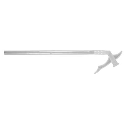 A sword with a long silver blade and ornate hilt, shown horizontally on a white background.