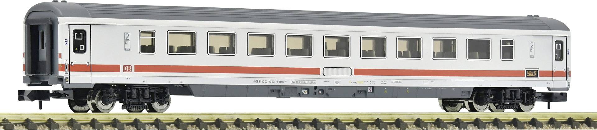 Image of Fleischmann 6260043 N IC/EC-saloon coach Bpmmz 284.4, 2 class of DB AG