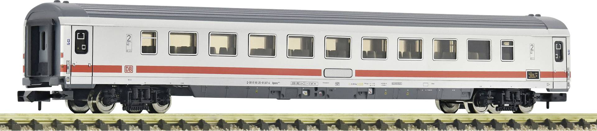 Image of Fleischmann 6260046 N IC/EC-saloon coach Bpmmz 284.4, 2 class of DB AG