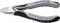 A grey and black electronic side cutting pliers with the 'KNIPEX' marking. Suitable for wire diameters up to 1.6 mm.
