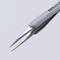 Grey precision tweezers with a fine tip, suitable for delicate work such as electronics assembly or jewellery making.