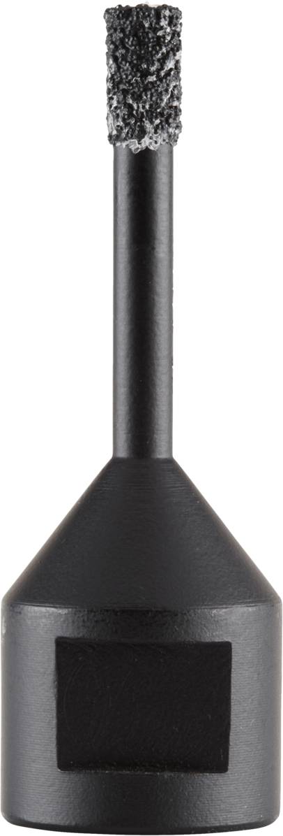 Black tool with a cylindrical tip and ribbed surface, suitable for precise grinding or drilling.