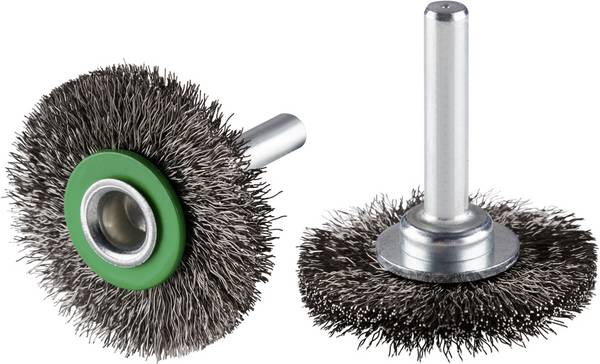 Rhodius Rhodius ERBW, 10 round brushes 40 x 7 x 10 x 6.0 mm, corrugated, Topline, for stainless steel, steel, Non-ferrous metals ERBW 353051 10 pc(s)