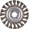 Rhodius Rhodius ERBZ, 10 pc round brushes 125 x 13 x 28 x 22.23 mm, plucked, Topline, Made in Germany, for stainless steel, Steel ERBZ 353082 10 pc(s)