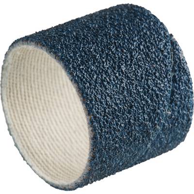 A dark, cylindrical grinding attachment with a rough surface, suitable for grinding work on various materials.