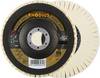 Rhodius FLS, 2 piece of felt polisher 125 x 22.23 mm, Topline, Made in Germany, for stainless steel, steel, Non-ferrous metals Rhodius 305372
