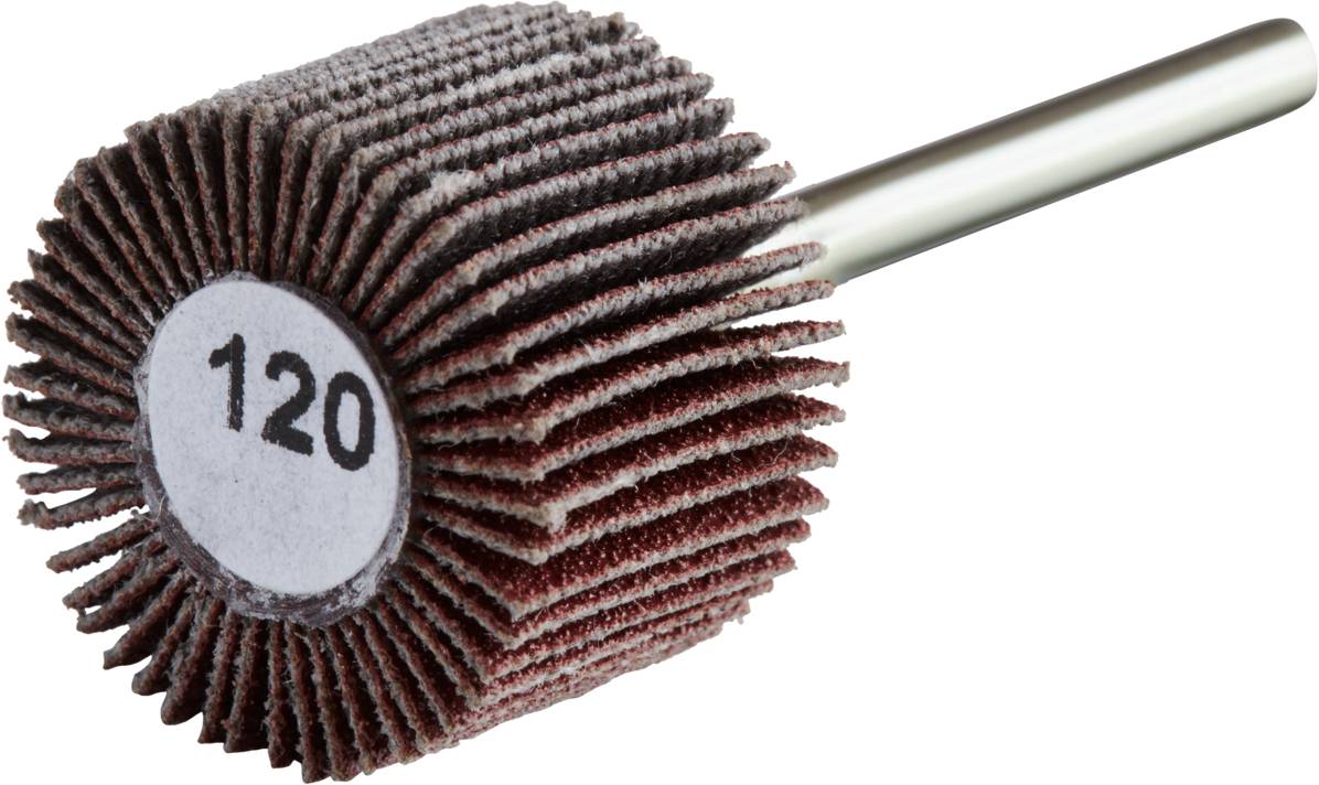 Grinding roller with 120 grit, suitable for smooth surface finishing in craft and construction projects.