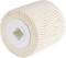 A cylindrical, white filter made of ribbed material with a central hole, suitable for water filtration devices.