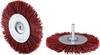 Rhodius Rhodius HRB, 10 x round brushes 100 x 12 x 16 x 6.0 mm, coarse, Topline for universal use HRB 353038 10 pc(s)
