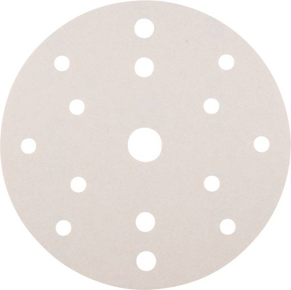Rhodius 305982 Rhodius SKP15 WHITE V, 50 pieces of Velcro disc 150 mm, shape CK 861, grain 240, ALPHEINE, for non-ferrous metals, Wood 150 mm 50 pc(s)