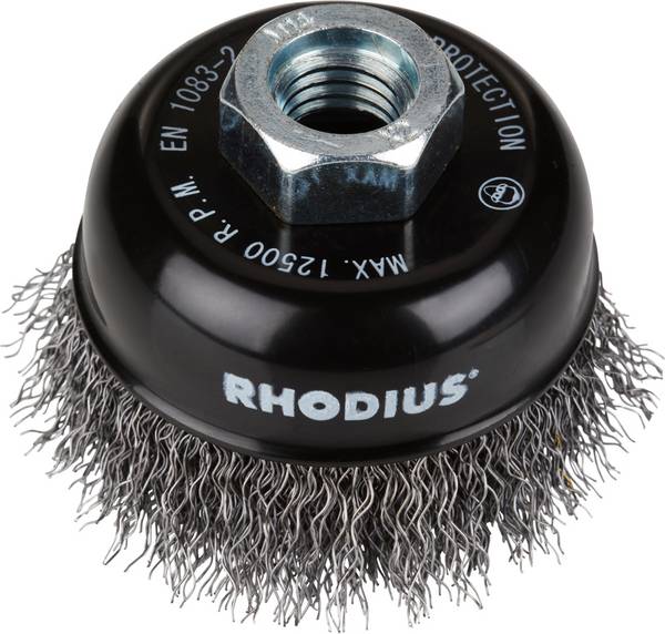 Rhodius Rhodius STBW, 9 Cup brush 60 x 21 x M14, corrugated, Proline, for steel STBW  353088 9 pc(s)