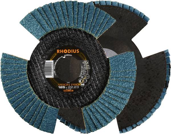 Rhodius 210631 VISION PRO Flap disc Grit size 40 10 pc(s)