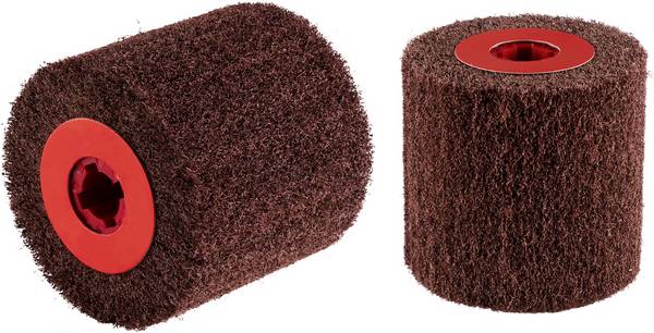 Rhodius 305358 Rhodius VW, fleece rollers 100 x 100 x 19.00 mm, Medium, Topline, for stainless steel, steel, Non-ferrous metals 100 mm  1 pc(s)