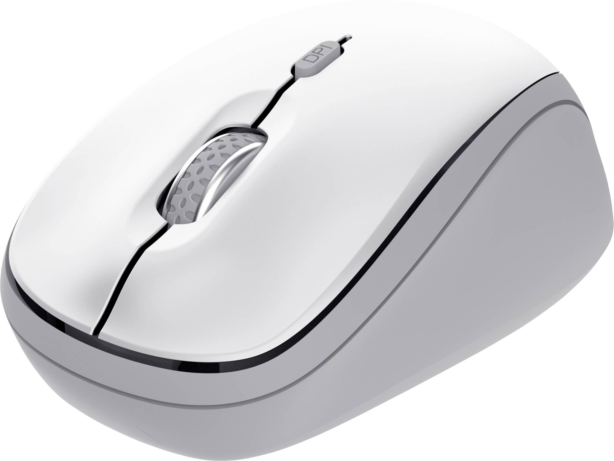 Trust YVI+ MULTI-DEVICE WIRELESS MOUSE WHITE Mouse Wireless, Bluetooth®, USB White 3 Buttons