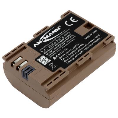 A brown battery with the inscription '7.4V 2250mAh/16.6Wh'. Manufacturer details and safety instructions are printed on the surface.