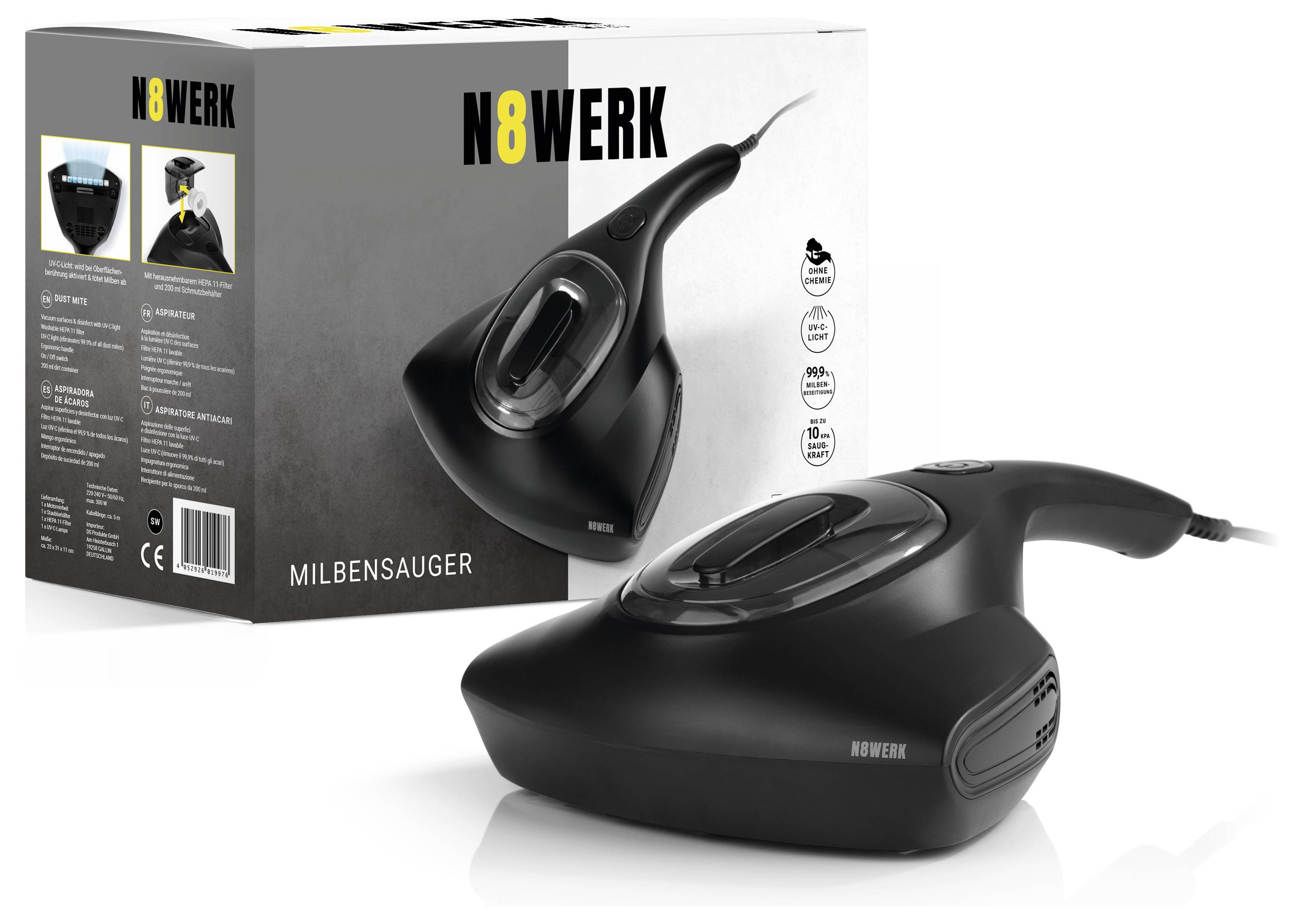 N8WERK UV-C 01997 Handheld vacuum cleaner-1