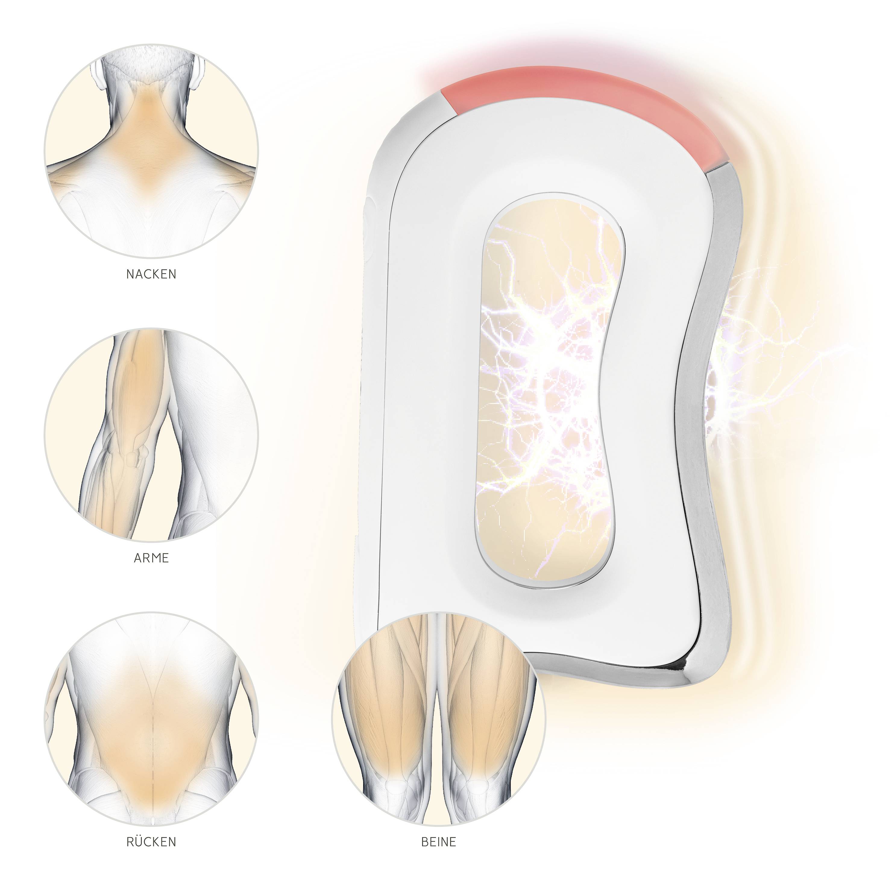 nah-vital Massager 3 W White-3