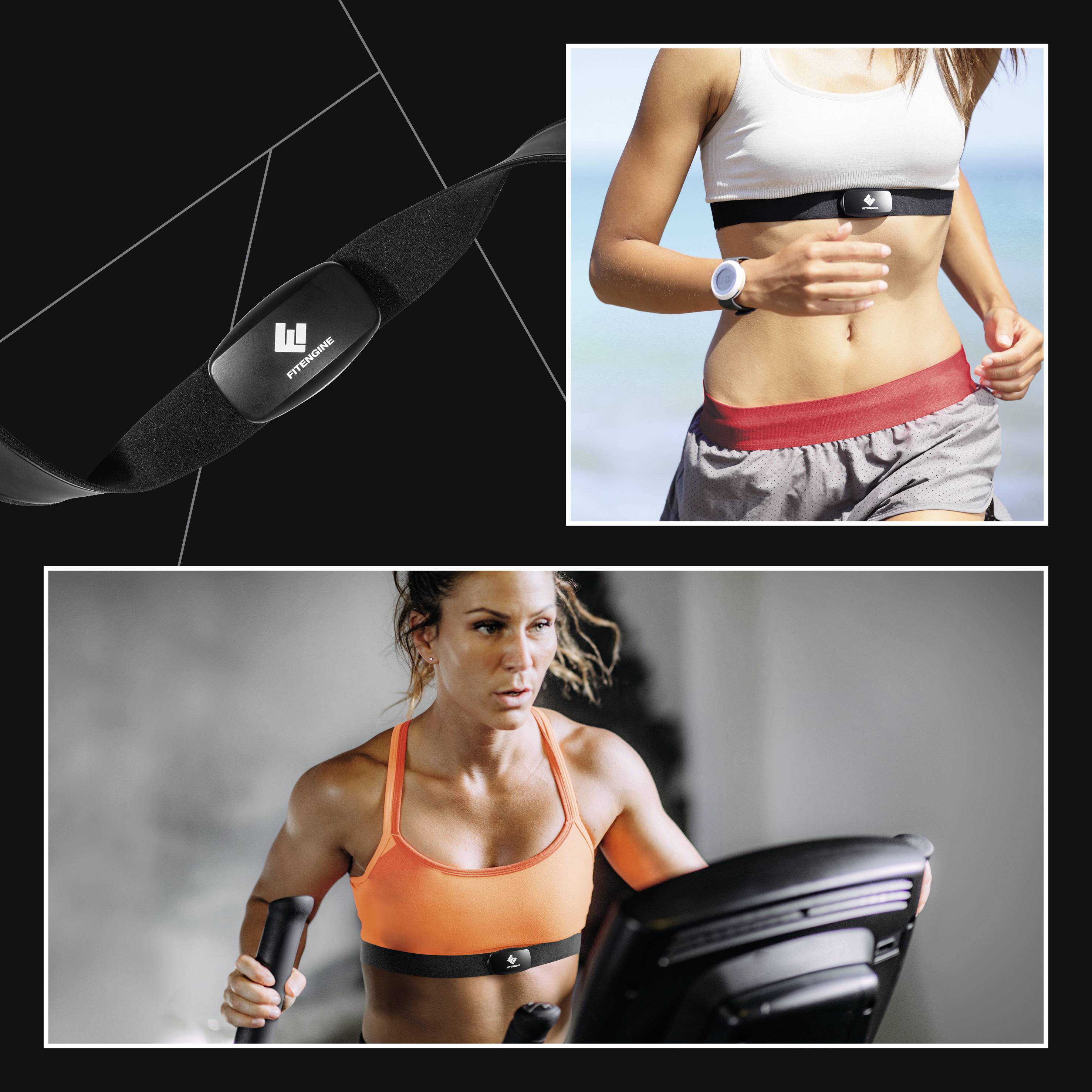 Fitengine Heart rate sensor Black-11