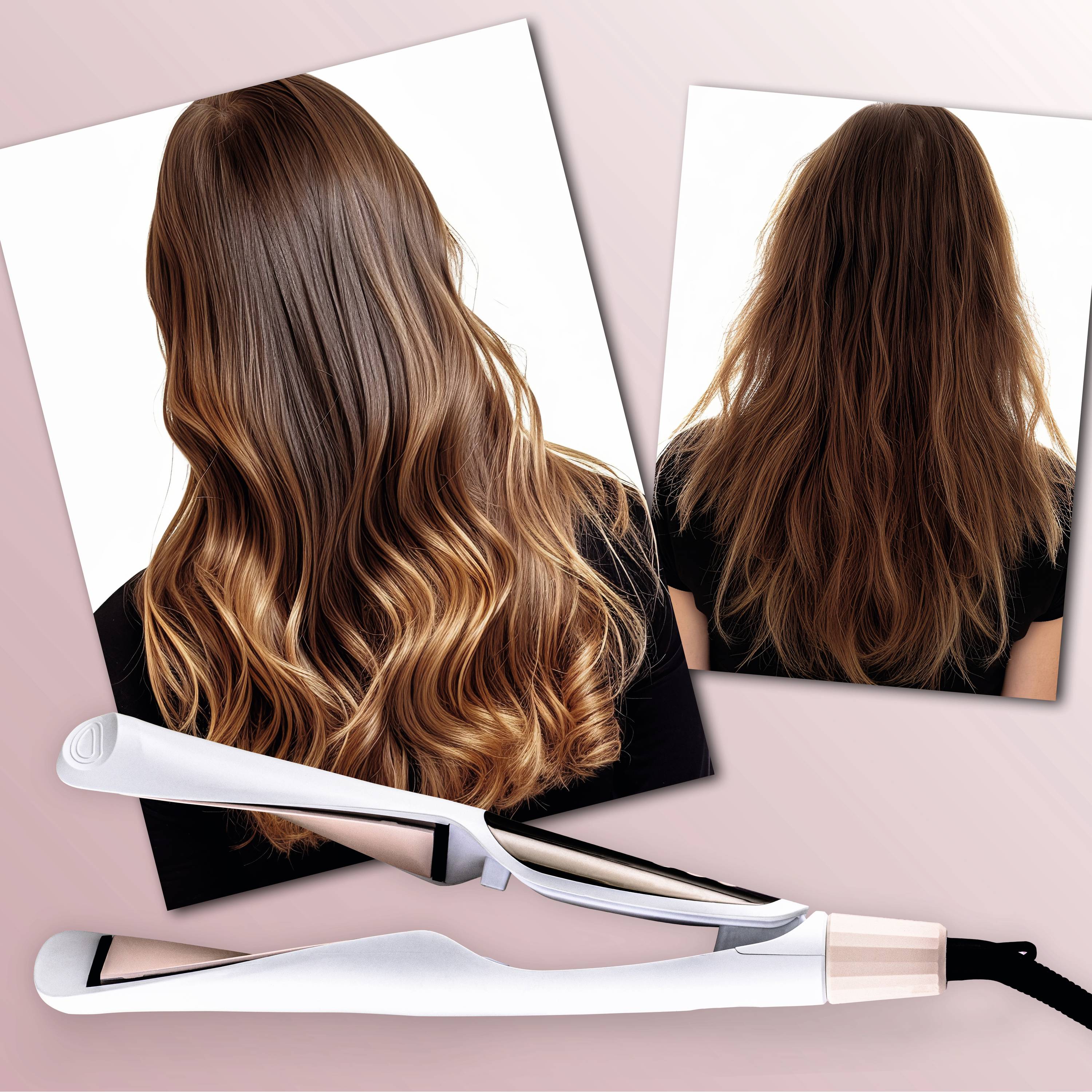 VitalMaxx Curl & Straight Hair straightener-9