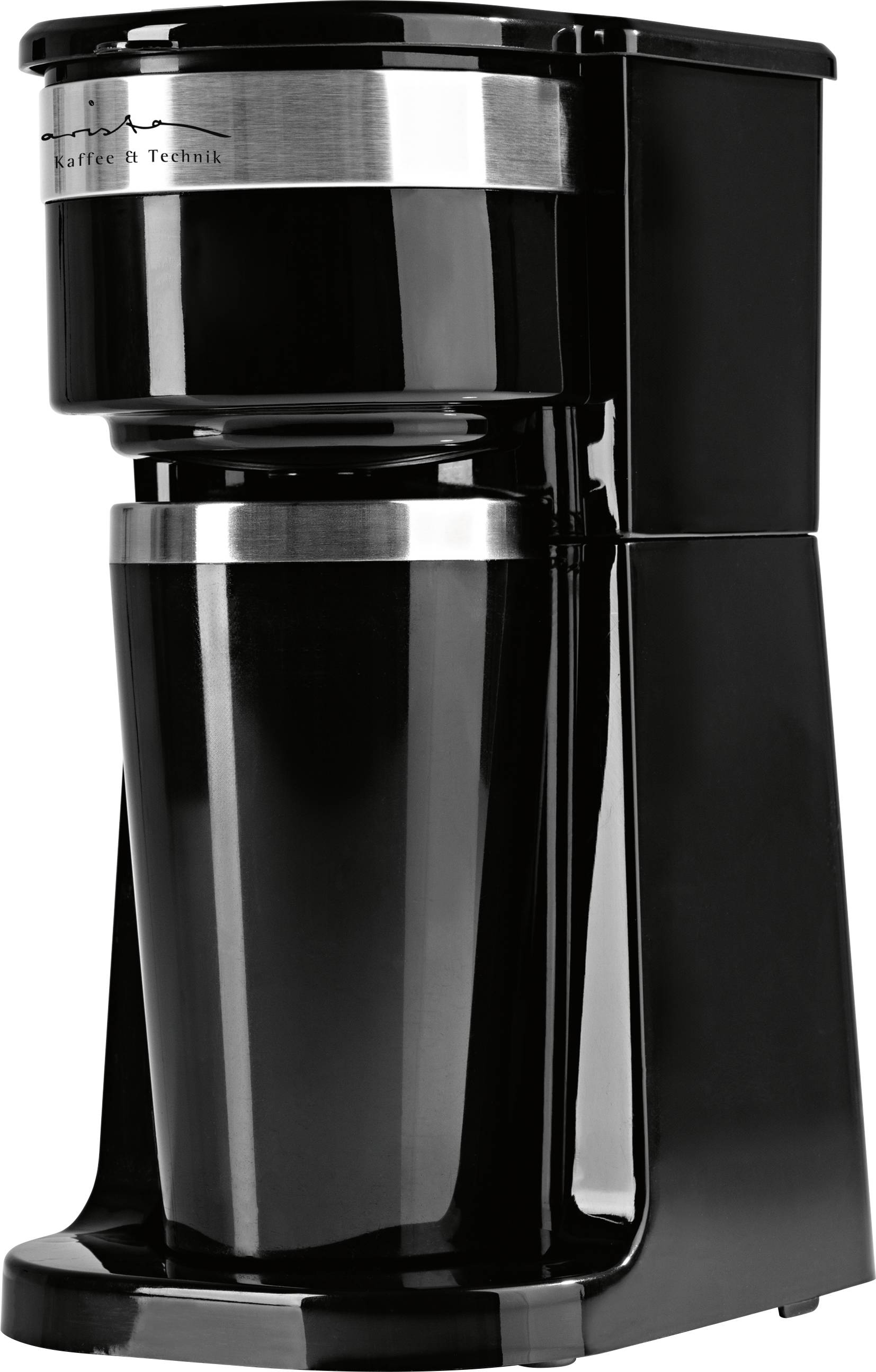 Maxxmee Barista Single Coffee maker Black, Silver-0