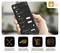 A hand is holding a smartphone with app settings. Below are symbols and text for the camera app: 'Multi-Cam Cost', 'Flexi-Cost Coins', 'Advanced Features', 'Simple Plan'.