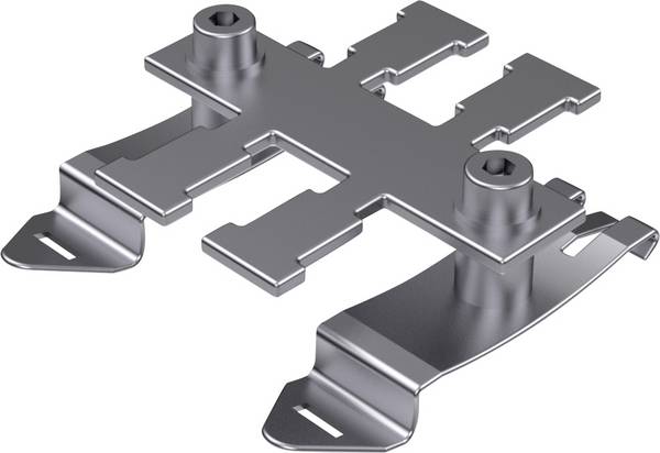 Hebotec 1041-001C Hebotec 1041-001C cable clamping bar Cable support Stainless steel, Steel 1 pc(s)