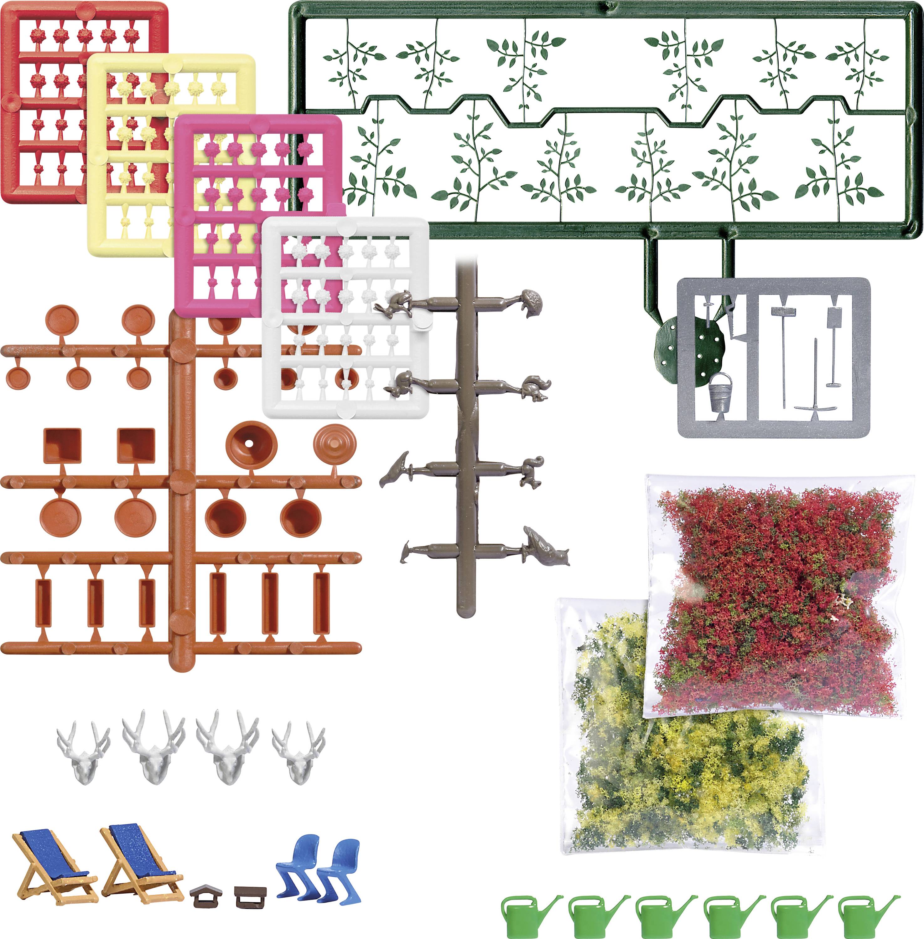 Busch 1836 H0 Balcony Set Assembly kit