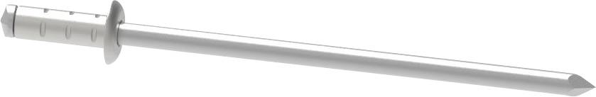 Silver sword with a long, straight handle and a blunt tip.