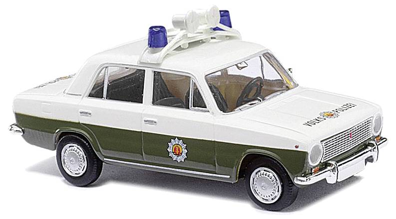 Busch 50102 H0 Police & Emergency Service vehicle Lada 1200 /Shiguli 2101 Volkspolizei Funk stripe wagon