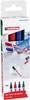 Edding EDDING - 8400 CD-Marker farbsortiert 0.5 - 1.0 mm 4 St. 4-8400-4-2 CD/DVD marker Black, Green, Red, Blue 0.5 mm, 1 mm