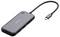 Compact Verbatim USB-C Hub with multiple ports, including USB, HDMI and card reader, connected via a single cable.