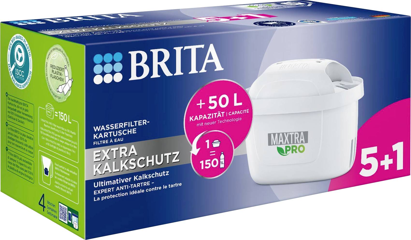 Brita Maxtra Pro Extra 5+1 122225 Water filter White