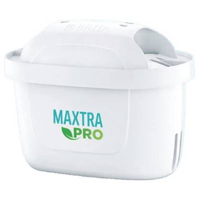A white water filter with the inscription 'MAXTRA PRO'. Ideal for use in water filtration systems to improve water quality.