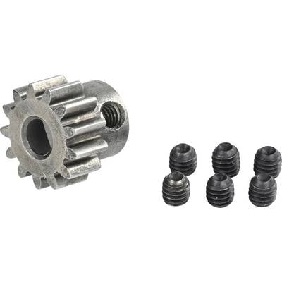 'A steel gear and five small black screws.'